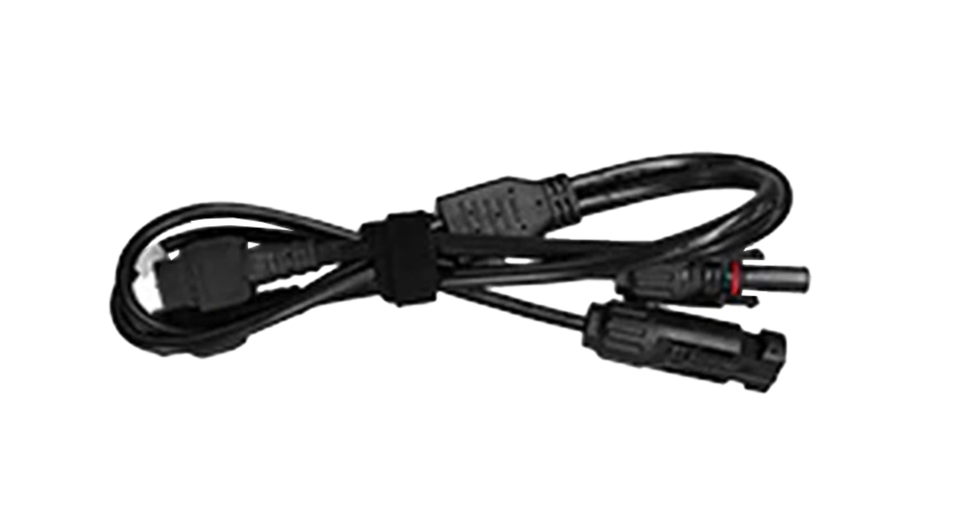Parallel dual port XT60 to MC4 solar charging cable