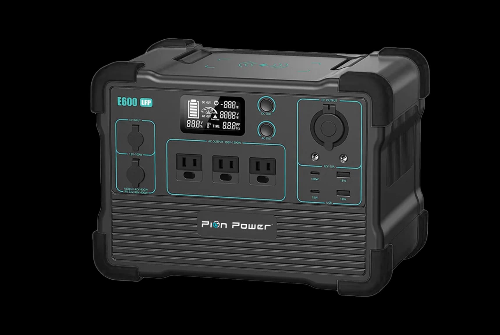 E600LFP Battery Ports and Features