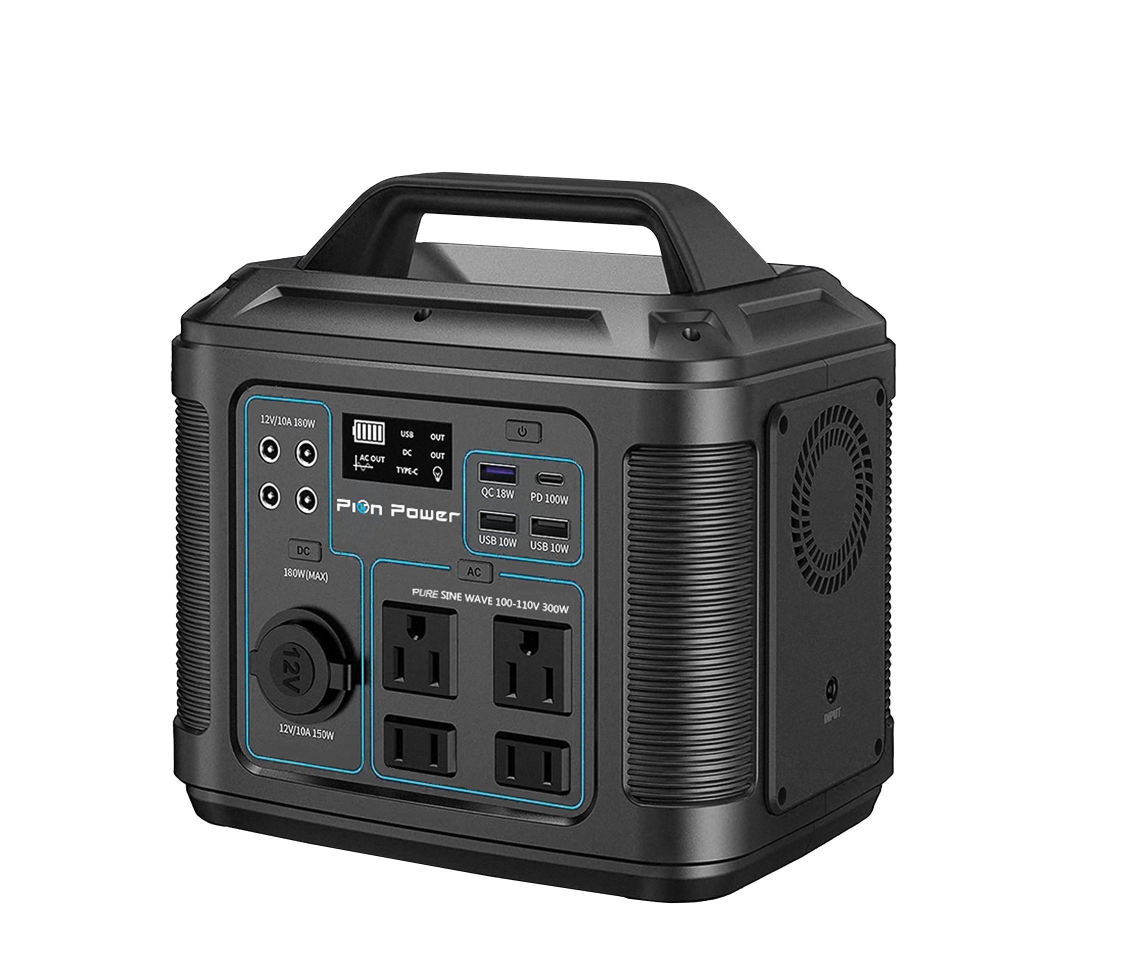 P302 Battery Ports and Features