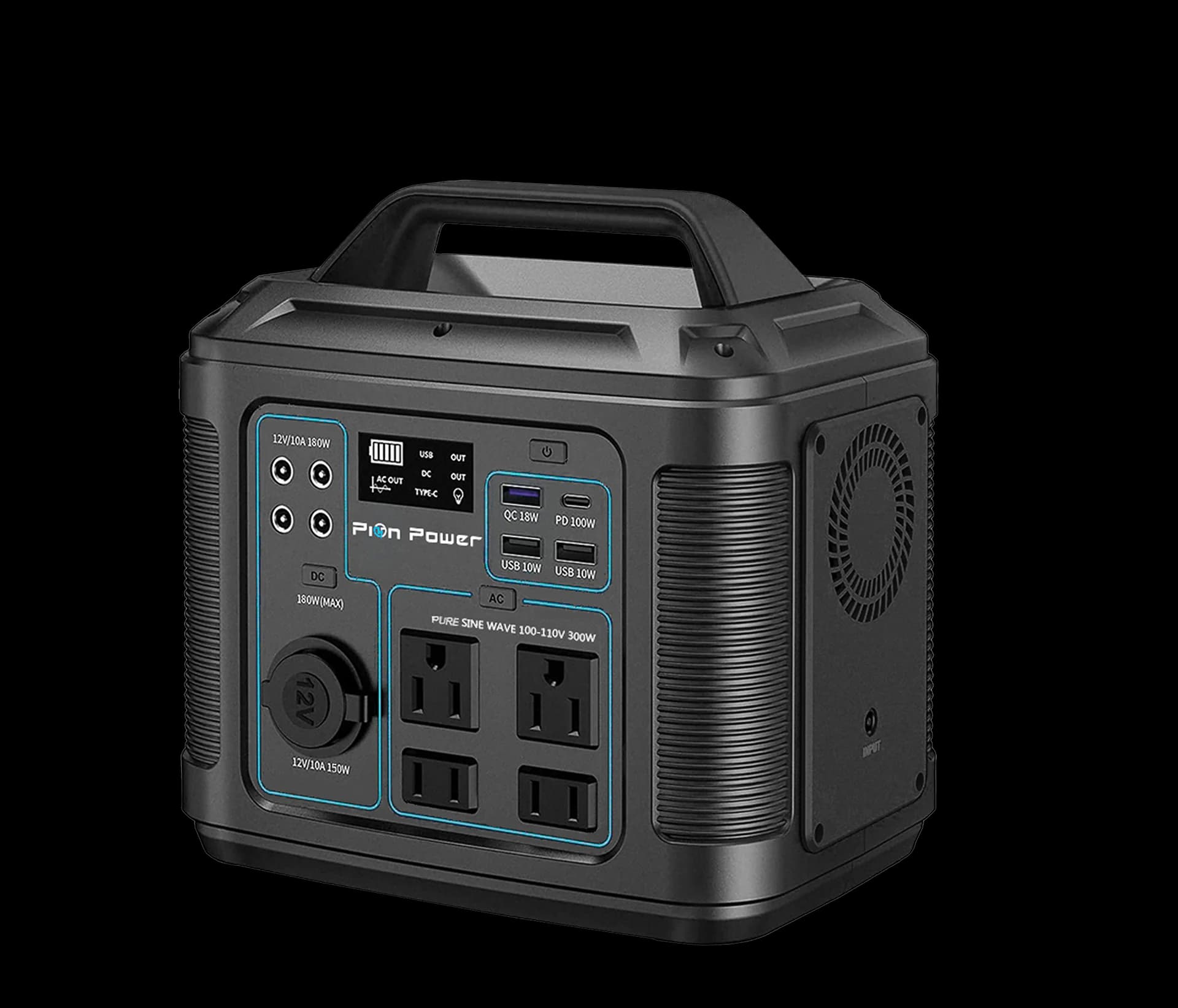 P302 Battery Ports and Features