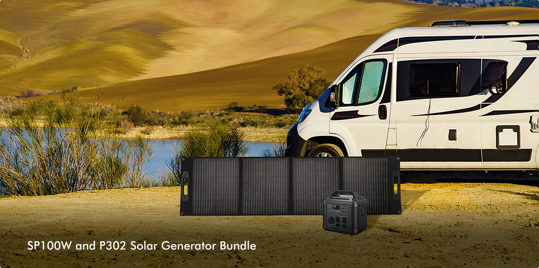SP100W Solar Panel Banner