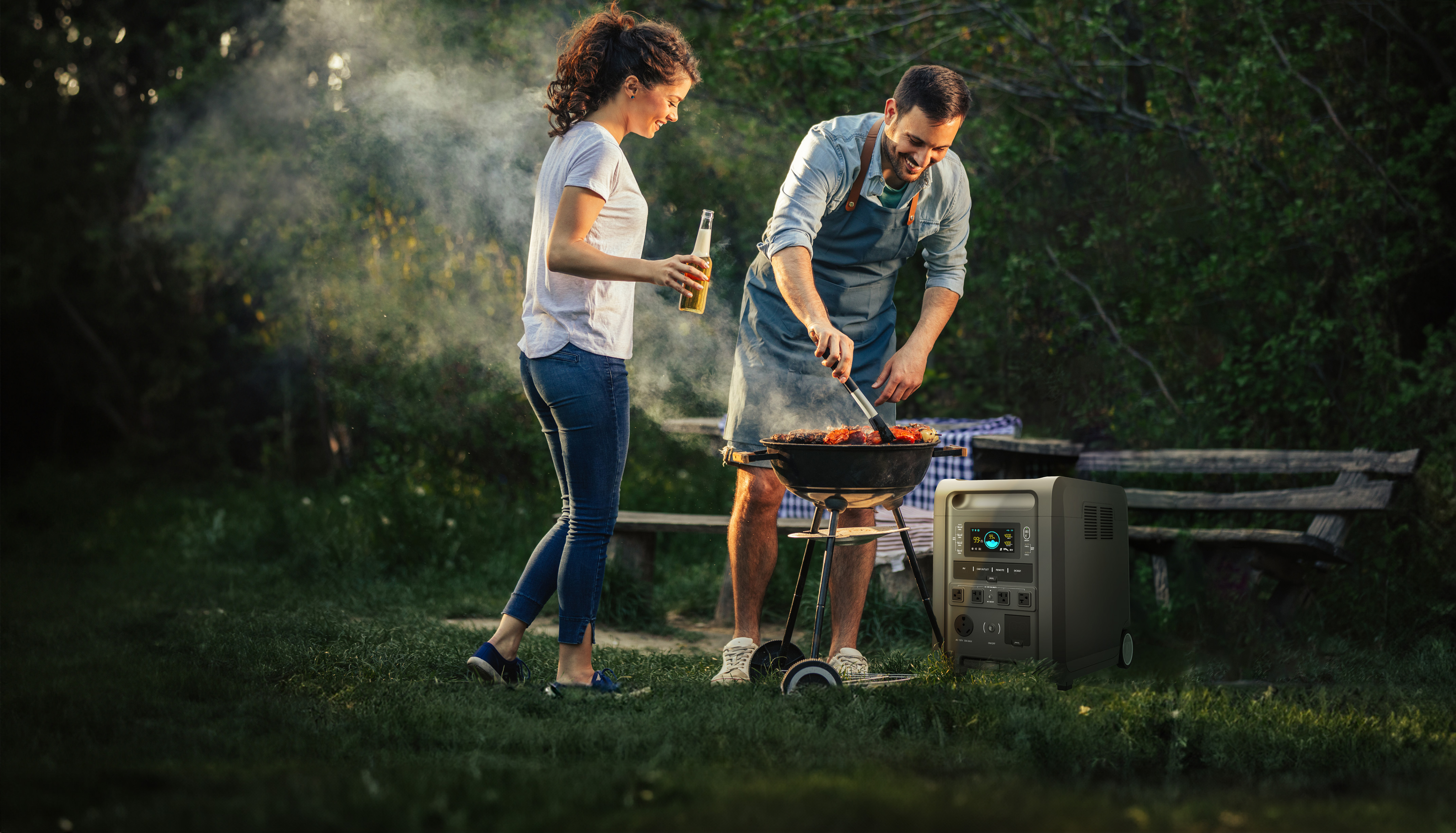 Trek-4200 in a backyard setting