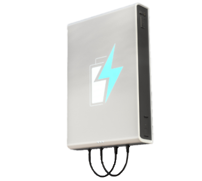 Wall-mounted battery system