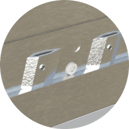 Rail connector detail