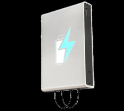 Wall-mounted battery system